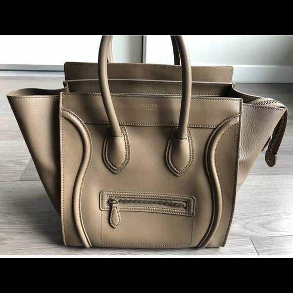 Celine Handbags - Celine Mini Luggage Tote Smooth Calfskin